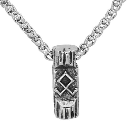 Vikings And Nordic Metal-chain Viking Odin Symbol Rune Necklace