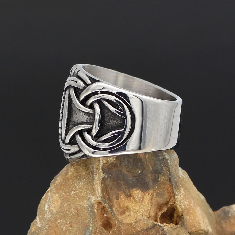 Vikings And Nordic Viking Vegvisir Nordic Dragon Ring