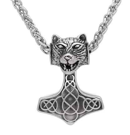 Vikings Bear Head Mjolnir Pendant Necklace Ancient Treasures Ancientreasures Viking Odin Thor Mjolnir Celtic Ancient Egypt Norse Norse Mythology