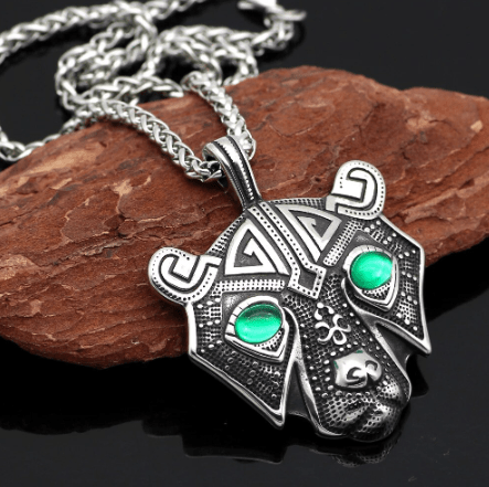 Vikings Bear Head Stainless Steel Pendant Necklace Ancient Treasures Ancientreasures Viking Odin Thor Mjolnir Celtic Ancient Egypt Norse Norse Mythology