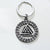 Vikings Valknut in Runic Circle Stainless Steel Keychain Ancient Treasures Ancientreasures Viking Odin Thor Mjolnir Celtic Ancient Egypt Norse Norse Mythology