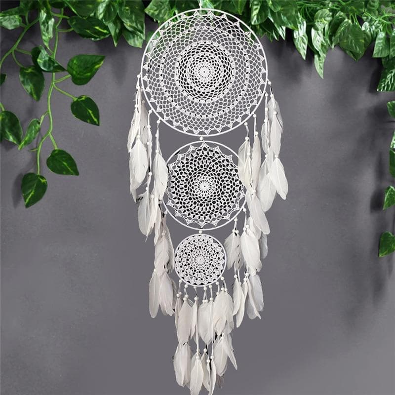 Wall Hanging Native American Three Ring Feather Dreamcatcher Ancient Treasures Ancientreasures Viking Odin Thor Mjolnir Celtic Ancient Egypt Norse Norse Mythology