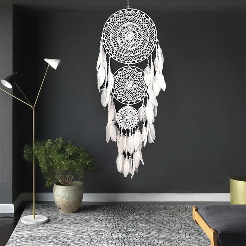 Wall Hanging Native American Three Ring Feather Dreamcatcher Ancient Treasures Ancientreasures Viking Odin Thor Mjolnir Celtic Ancient Egypt Norse Norse Mythology