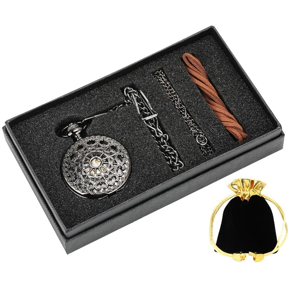 Watches Wiccan Hollow Web Mechanical Pocket Watch Set Ancient Treasures Ancientreasures Viking Odin Thor Mjolnir Celtic Ancient Egypt Norse Norse Mythology