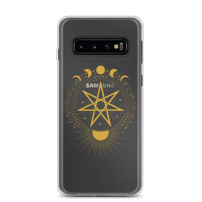 Wiccan Seven-Pointed Faery Star Samsung Galaxy Phone Case Ancient Treasures Ancientreasures Viking Odin Thor Mjolnir Celtic Ancient Egypt Norse Norse Mythology